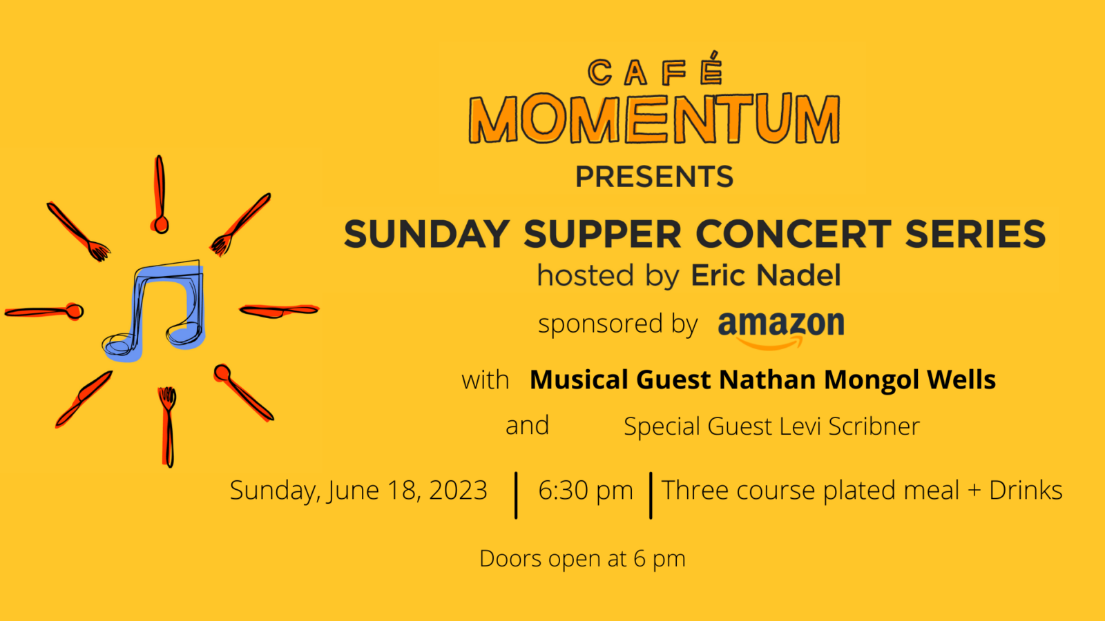 Sunday Supper Concert Series with Nathan Mongol Wells